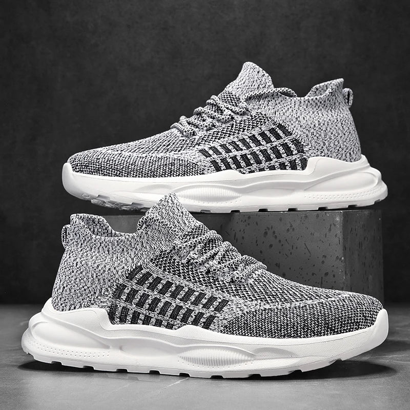Brava Performance Mesh Sneakers featuring slip-on design, breathable knit upper, and high-rebound midsole for optimal comfort.