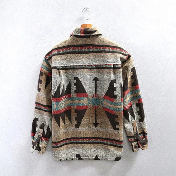 Whitfield Aztec Knit Overshirt