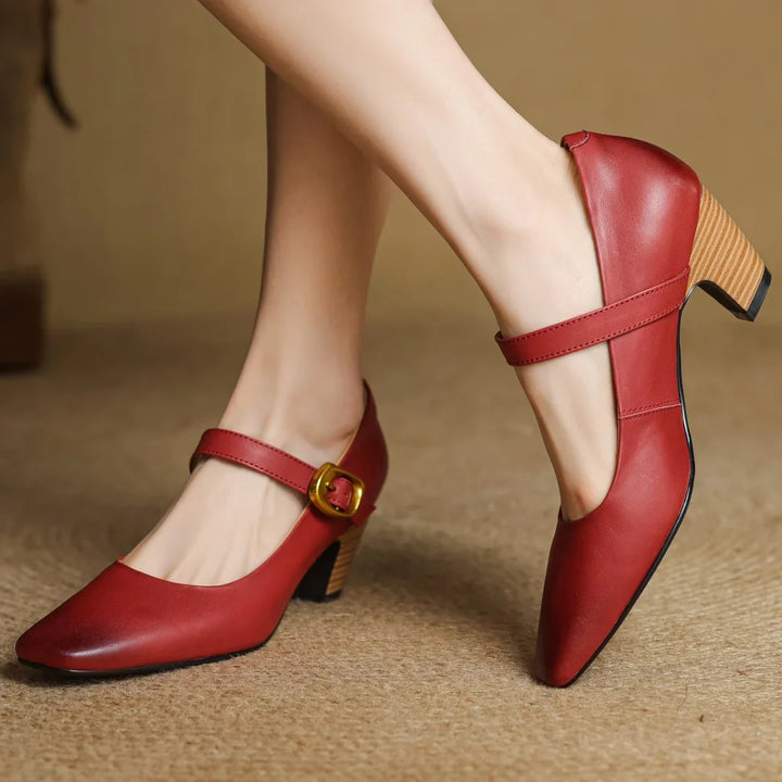 Sorelle Genuine Leather Heels