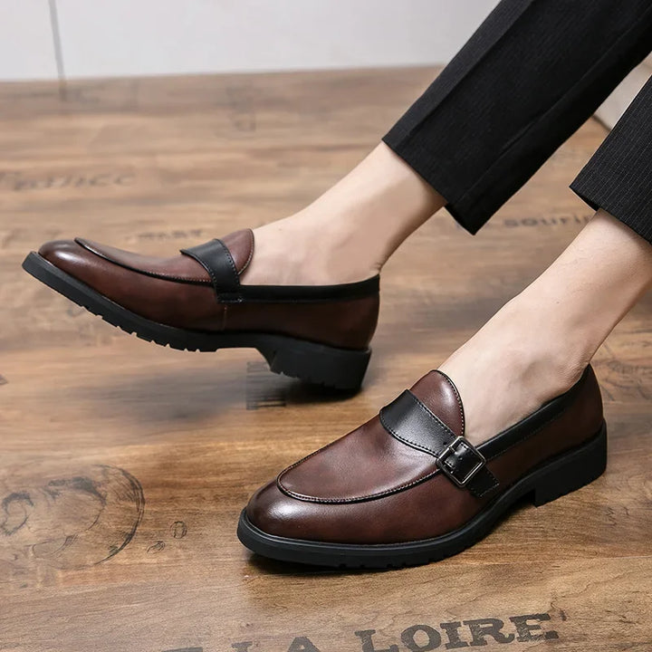 Marcus Suede Leather Loafers