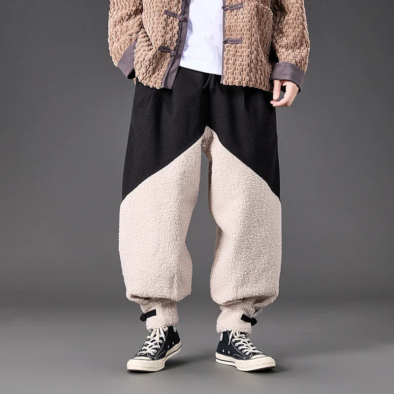 Bowen Wide-Leg Sherpa Pants