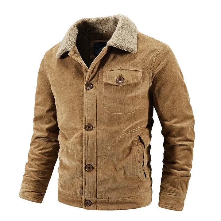 Harrison Sherpa-Lined Corduroy Jacket