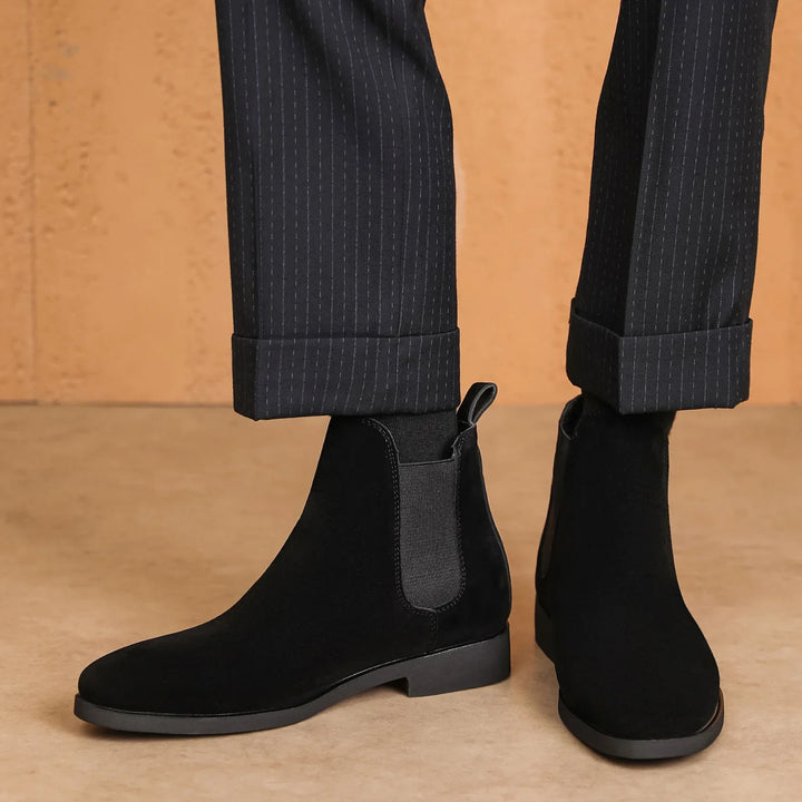 Durango Slip-On Suede Chelsea Boots