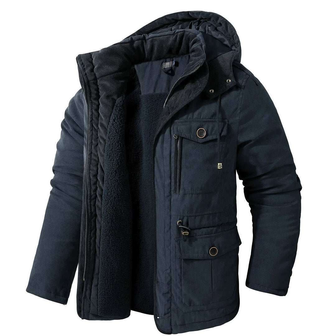 Everett Lamb Fleece Utility Coat