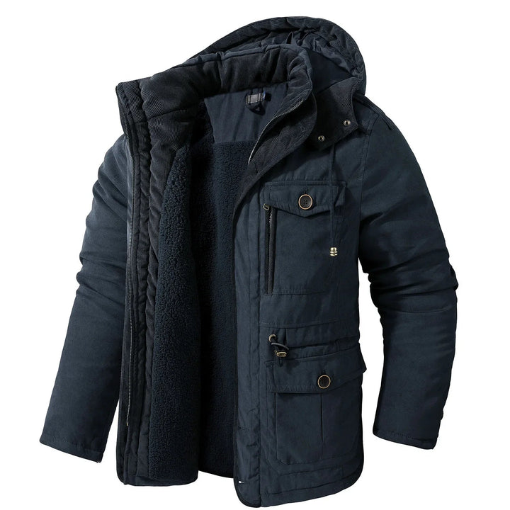 Everett Lamb Fleece Utility Coat