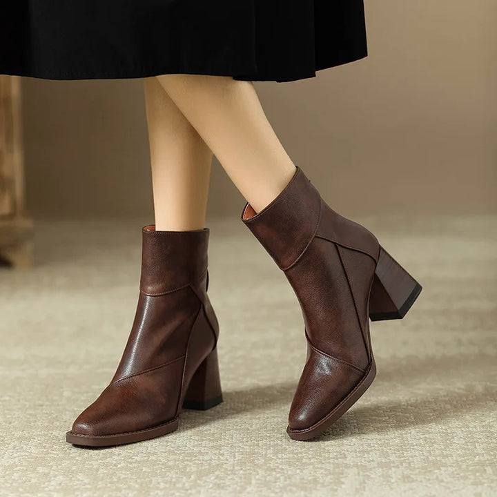 Roux Block Heel Boots