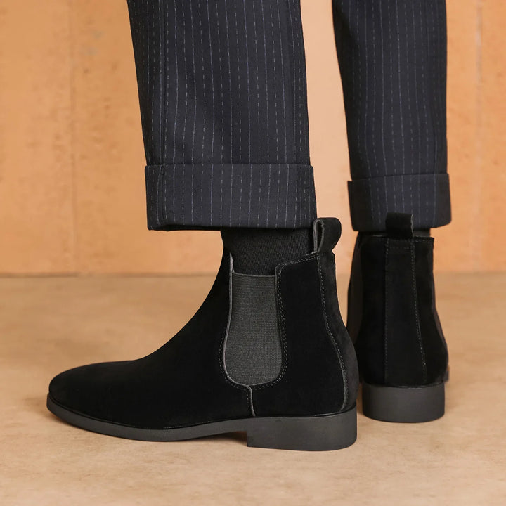 Durango Slip-On Suede Chelsea Boots