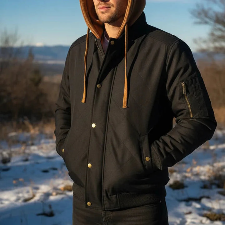 Maddox Hooded Bomber Jacket