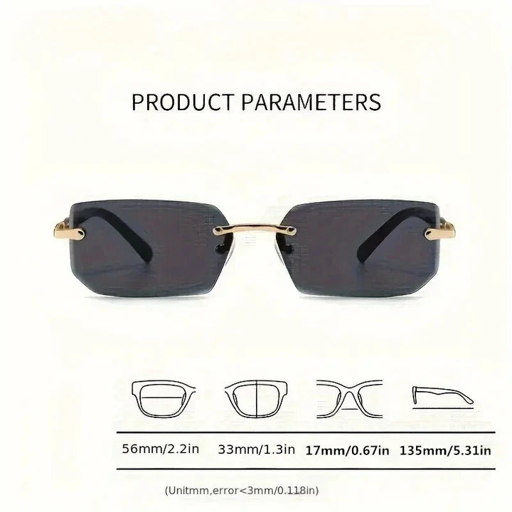 Sorrento Rimless Sunglasses
