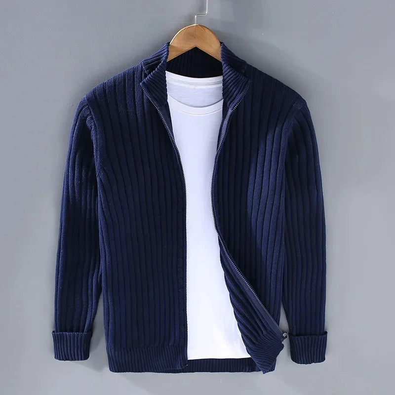 Miles Lucas Zip Cardigan