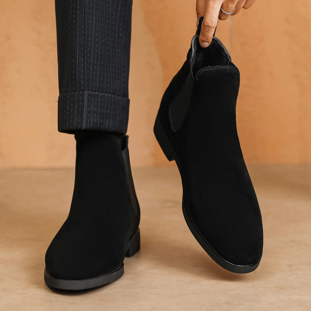 Durango Slip-On Suede Chelsea Boots