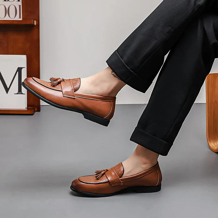 Rialla Genuine Leather Loafers