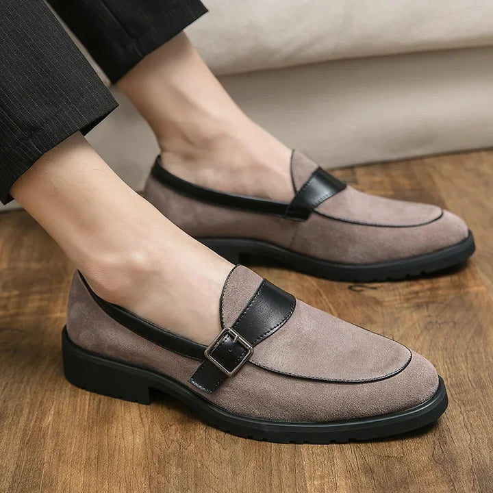 Marcus Suede Leather Loafers