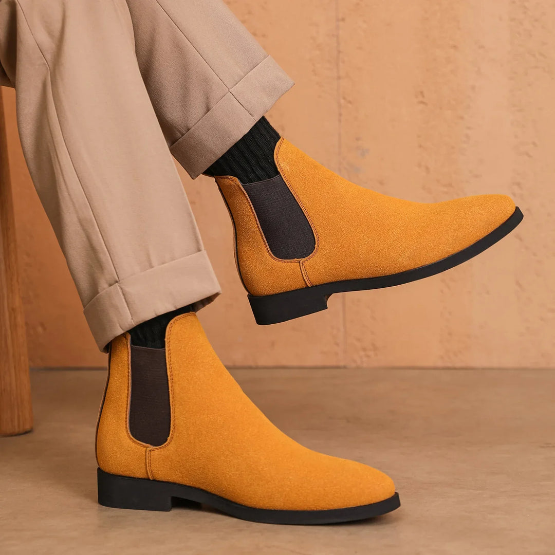 Durango Slip-On Suede Chelsea Boots