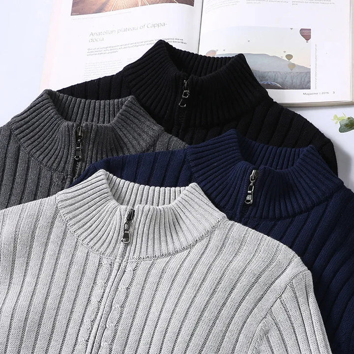 Miles Lucas Zip Cardigan