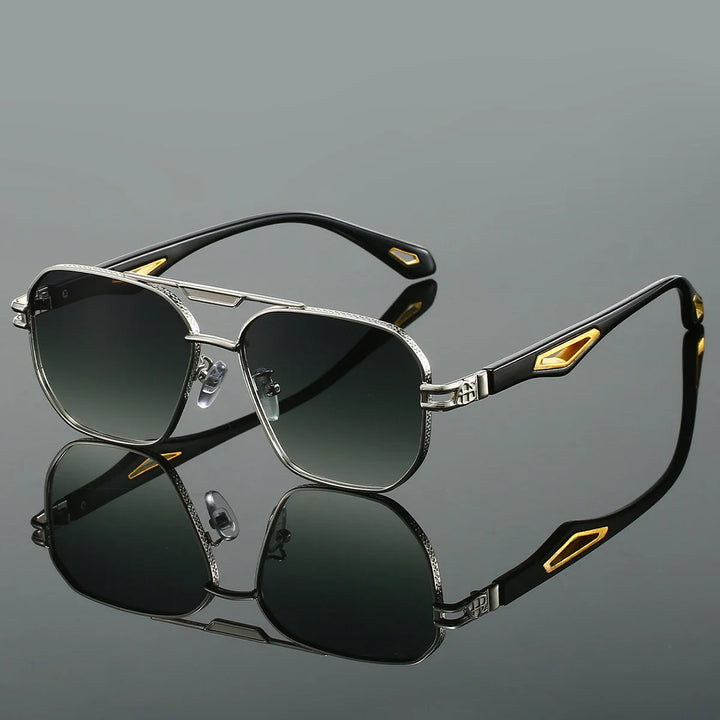 Kensley Aviator Sunglasses featuring gradient lenses and ergonomic fit, perfect for all-day wear and stylish protection.