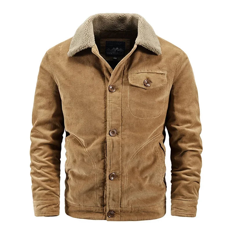 Harrison Sherpa-Lined Corduroy Jacket