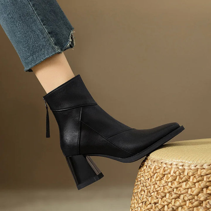 Roux Block Heel Boots