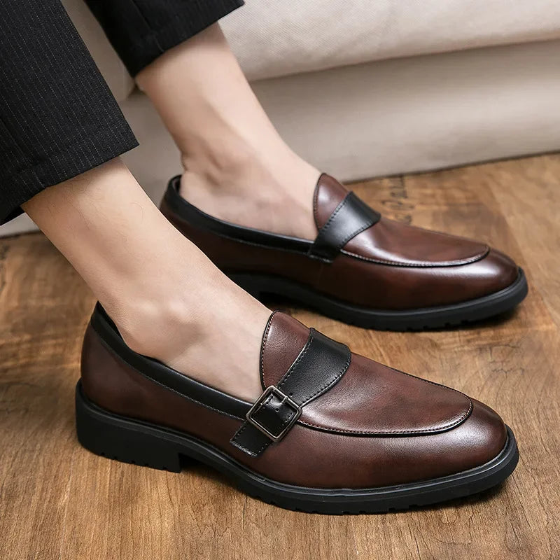 Marcus Suede Leather Loafers