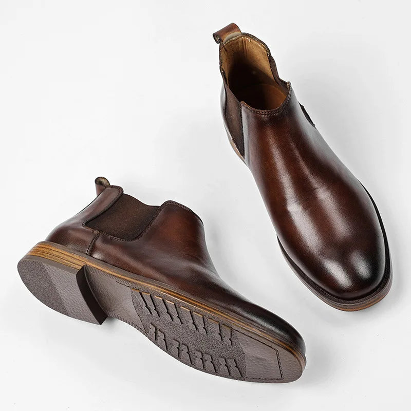 Elsinore Cowhide Chelsea Boots