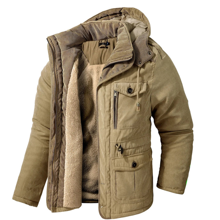 Everett Lamb Fleece Utility Coat