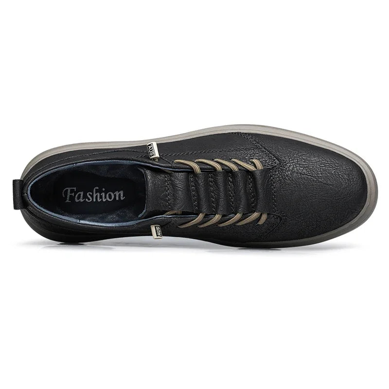 Ashton Genuine Leather Sneakers featuring supple leather, precise stitching, and cloud-like comfort for effortless style.