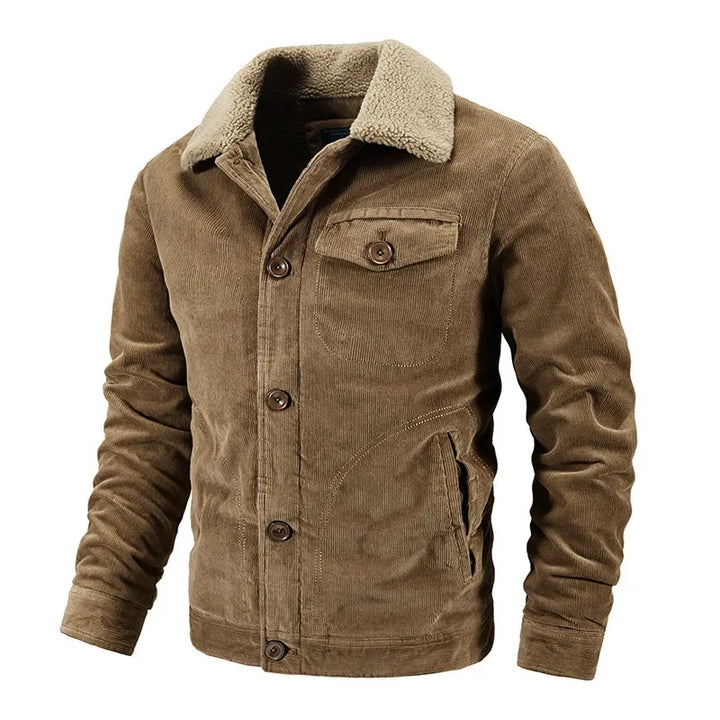 Harrison Sherpa-Lined Corduroy Jacket