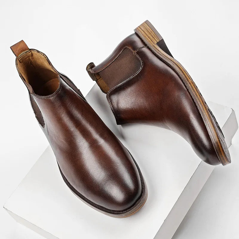 Elsinore Cowhide Chelsea Boots