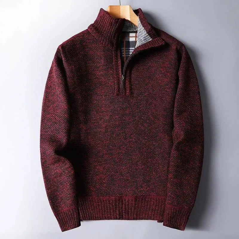 Tobias Quarter-Zip Knit Sweater
