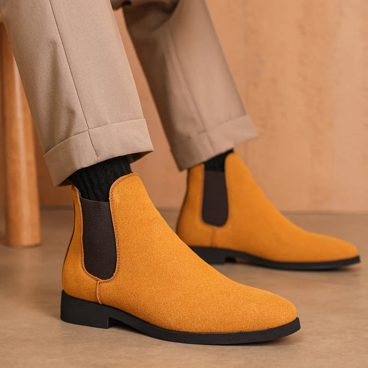 Durango Slip-On Suede Chelsea Boots
