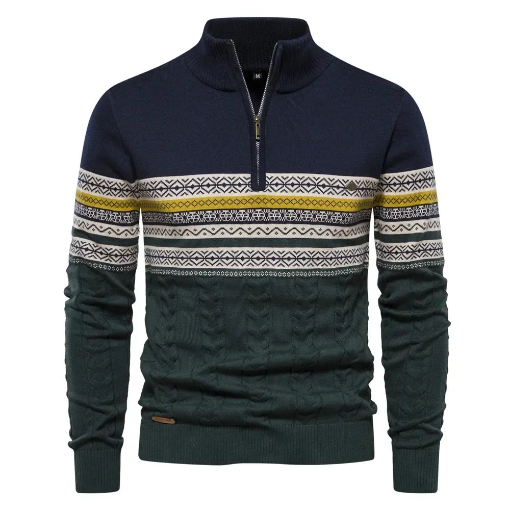 Roland Quarter-Zip Pullover Sweater