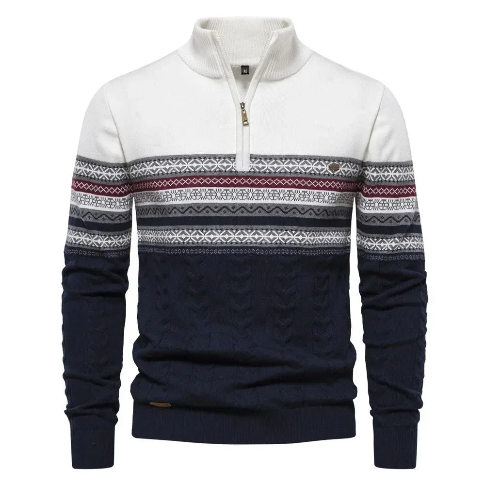 Roland Quarter-Zip Pullover Sweater