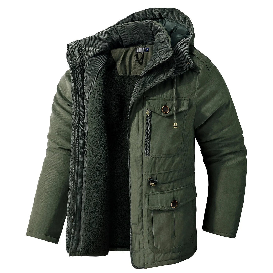 Everett Lamb Fleece Utility Coat