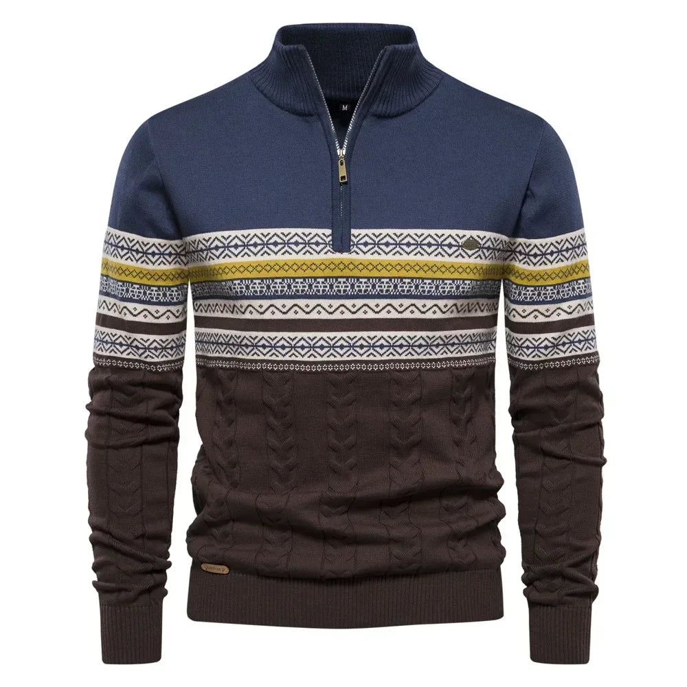 Roland Quarter-Zip Pullover Sweater