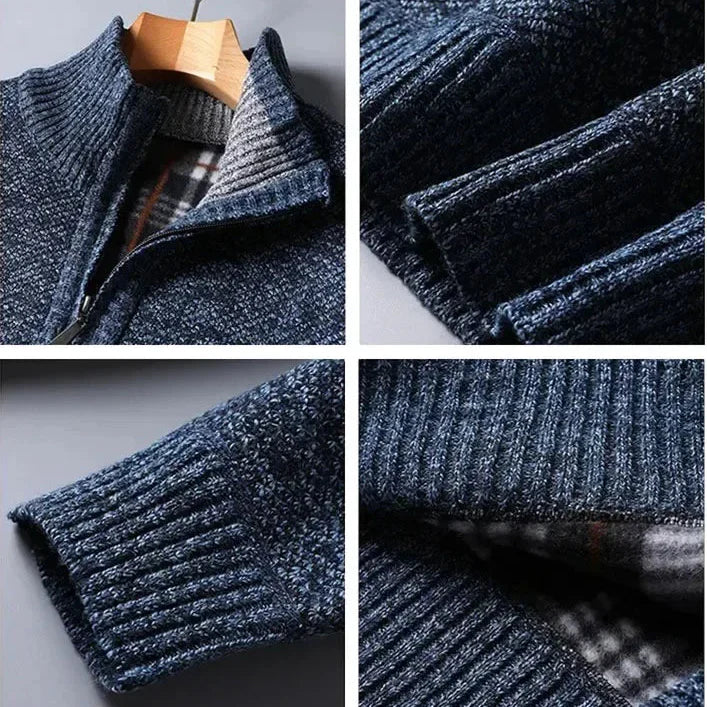 Tobias Quarter-Zip Knit Sweater