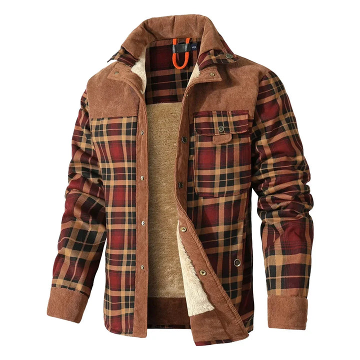 Warwick Sherpa Lined Flannel Jacket