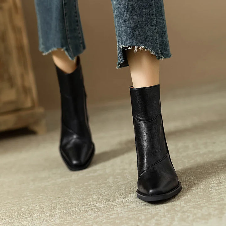 Roux Block Heel Boots