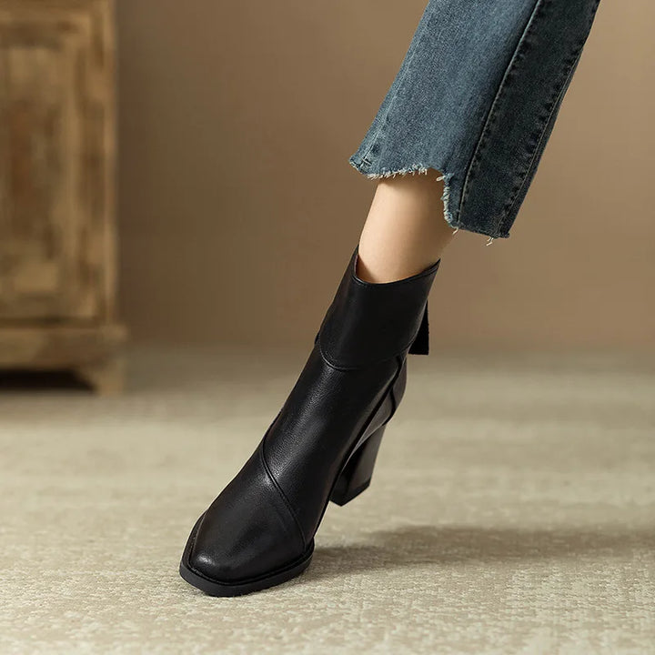 Roux Block Heel Boots