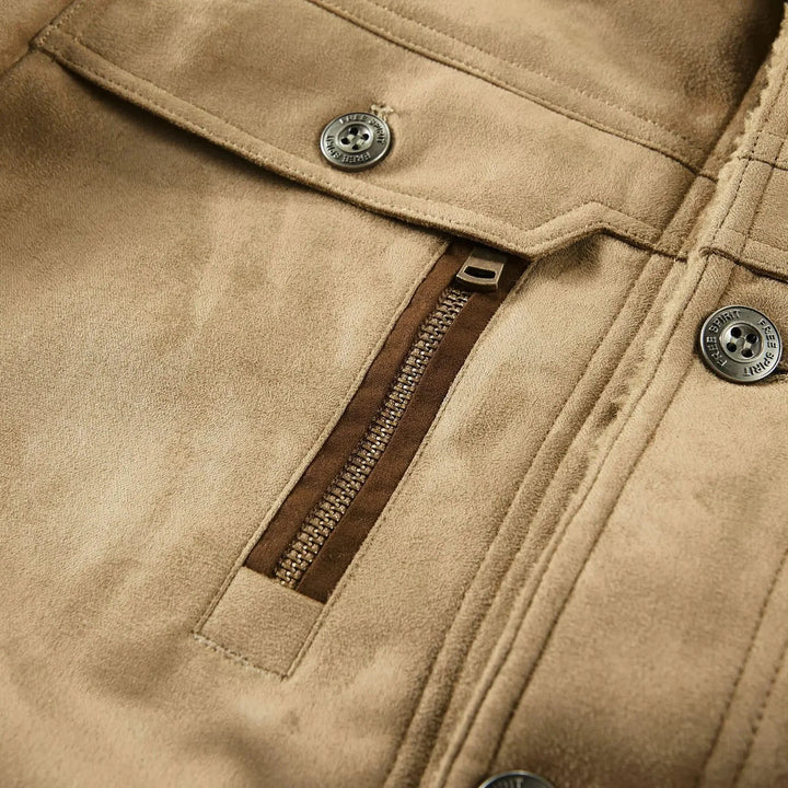 Camden Suede Sherpa Jacket
