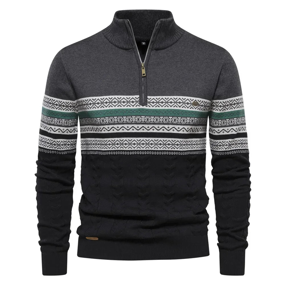 Roland Quarter-Zip Pullover Sweater