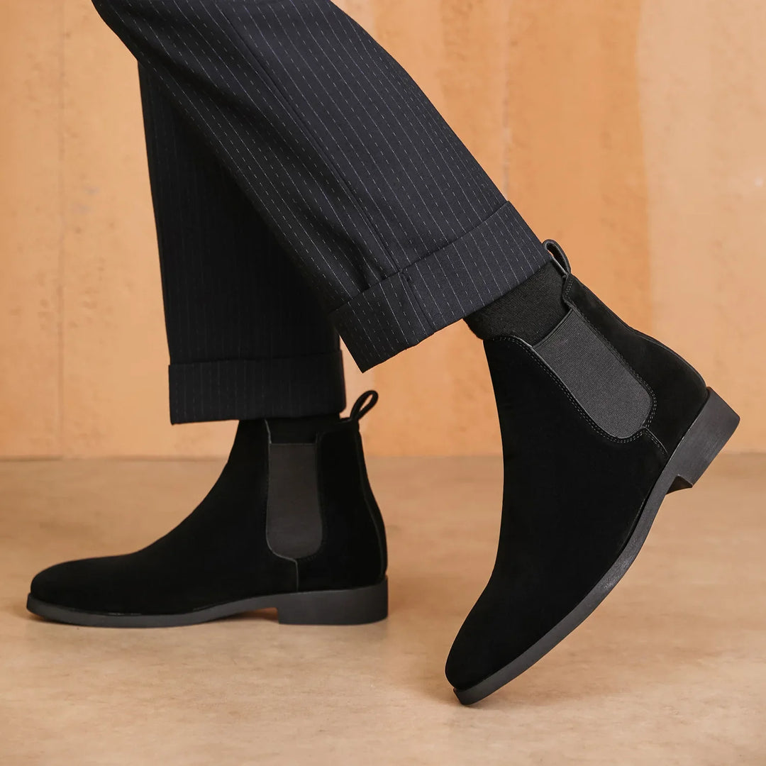 Durango Slip-On Suede Chelsea Boots