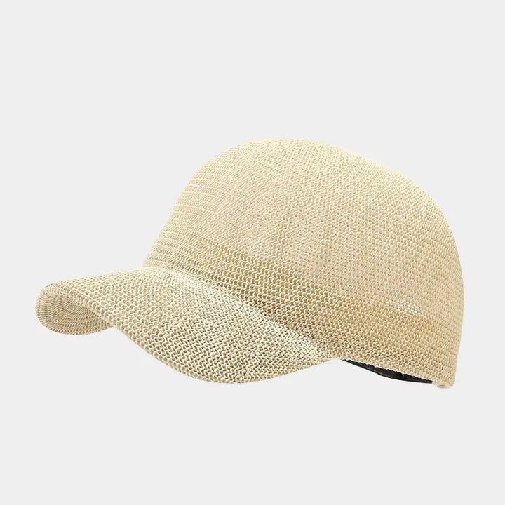 Bayfield Sun Cap in lightweight woven material for breathable comfort and sun protection on warm days.