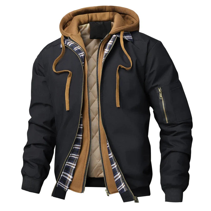 Maddox Hooded Bomber Jacket