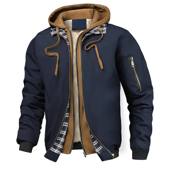 Maddox Hooded Bomber Jacket