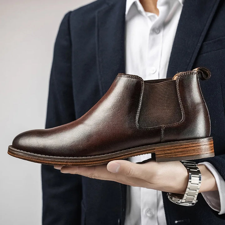 Elsinore Cowhide Chelsea Boots
