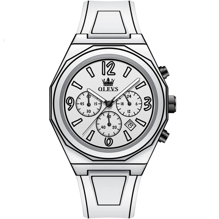 Hypervisual Watch featuring bold design, multi-function chronograph, and ultra-precise quartz movement.