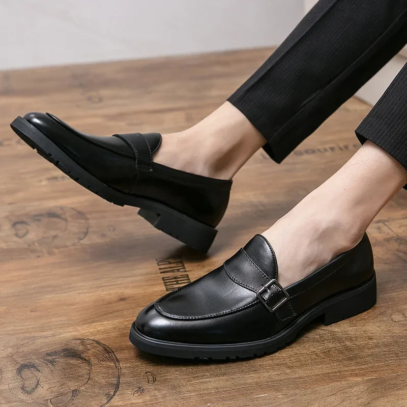 Marcus Suede Leather Loafers