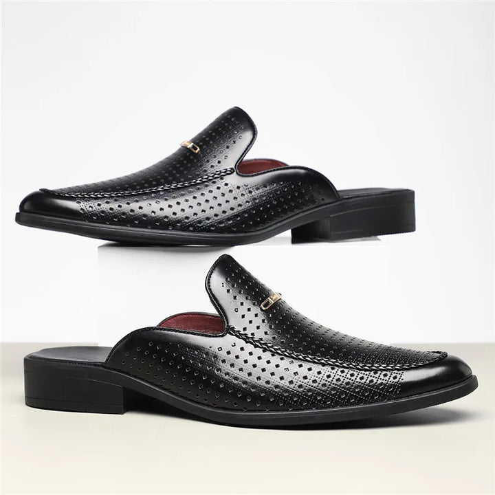 Bria Genuine Leather Mules
