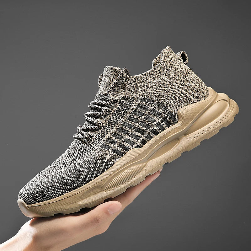 Brava Performance Mesh Sneaker in breathable knit with a high-rebound midsole, offering a secure slip-on fit for athletes.