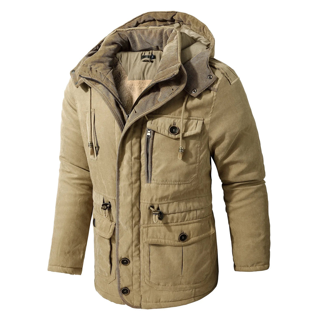 Everett Lamb Fleece Utility Coat